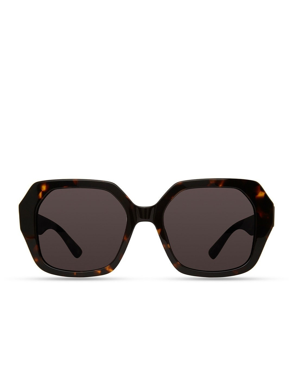 10 Crosby Derek Lam Tortoiseshell Oversized Geometric Neptune Sunglasses - Picture 2 of 4